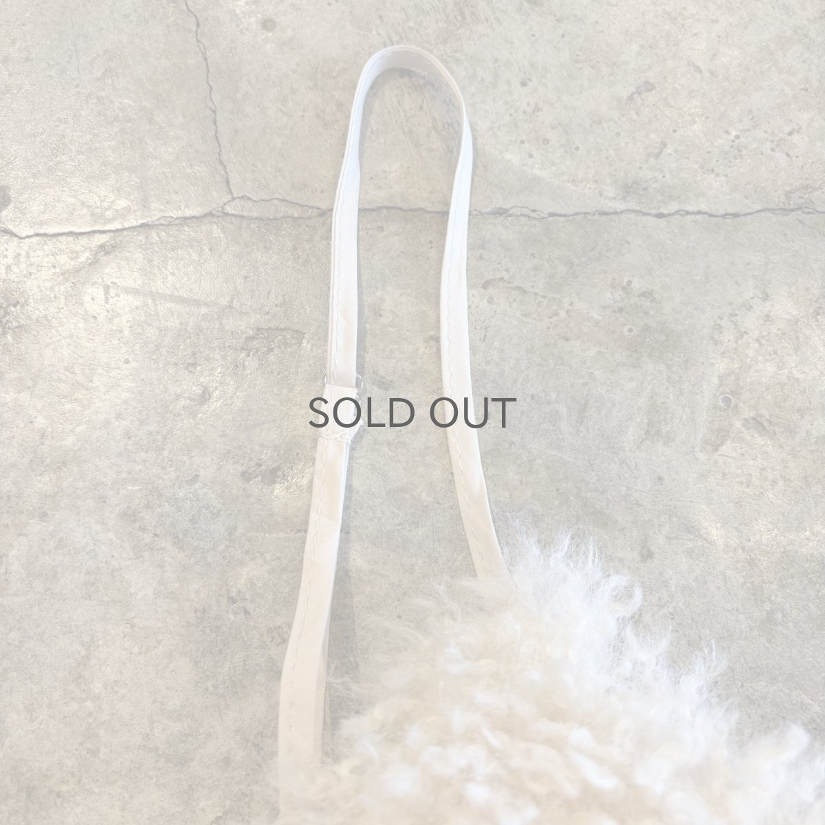 画像7: IVORY COLOR  DESIGN BOA FUR CAMISOLE / Ladies M (7)