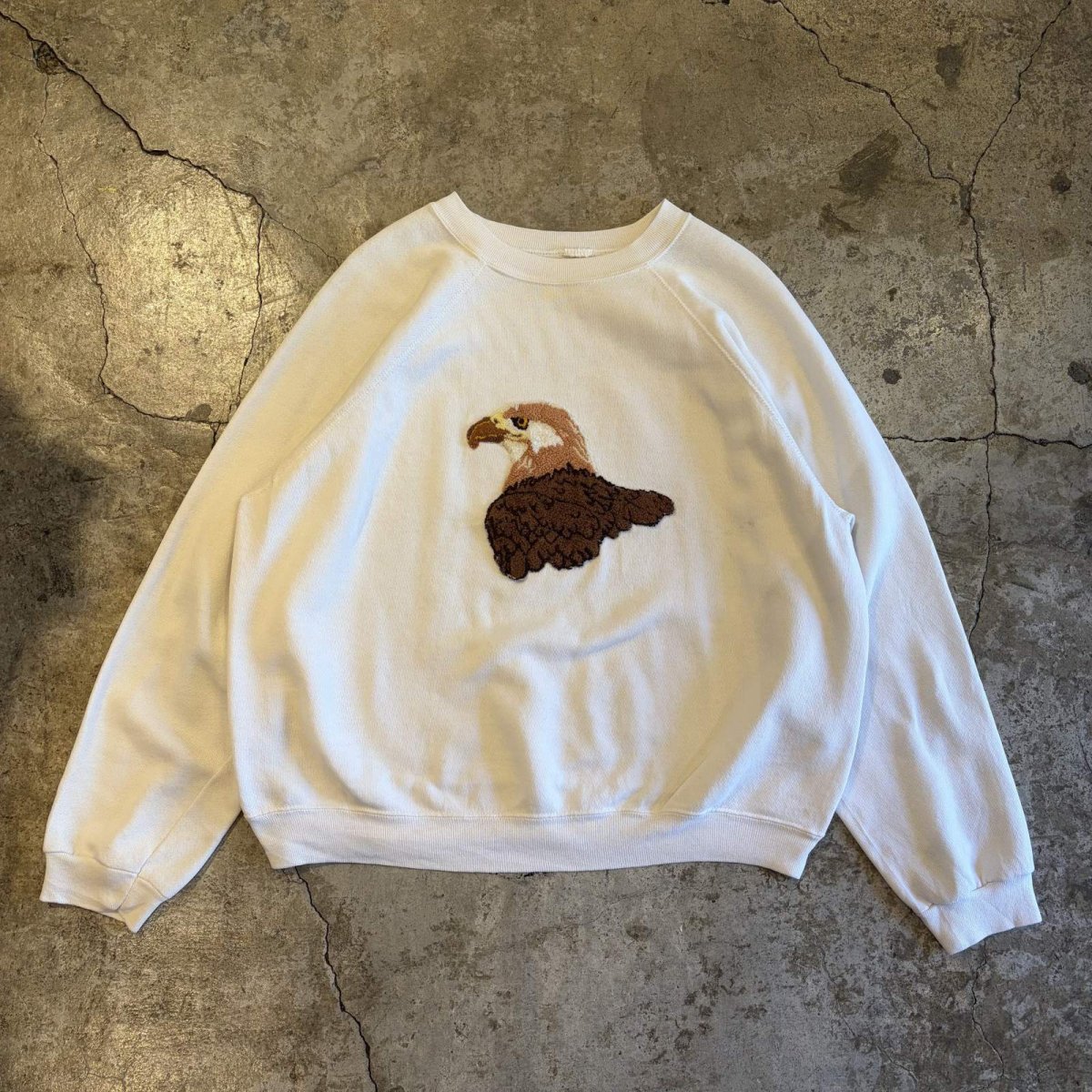 画像1: FRONT EAGLE PATCH DESIGN SWEAT / Ladies L (1)