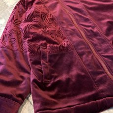 画像5: PATTERN SWITCHED VELOUR ZIP UP JACKET / Mens M~L (5)