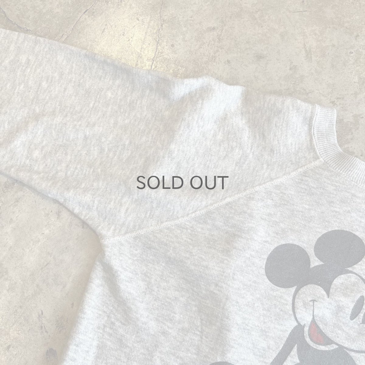 画像10: OLD "MICKEY" PRINTED DESIGN L/S SWEAT / Ladies M(L)(42~44) (10)