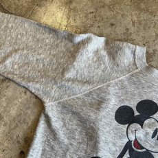画像10: OLD "MICKEY" PRINTED DESIGN L/S SWEAT / Ladies M(L)(42~44) (10)