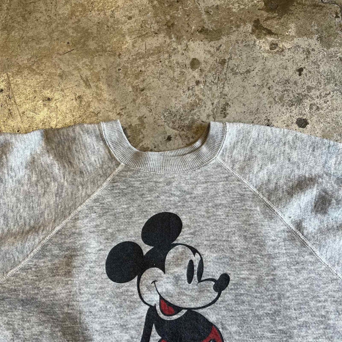 画像8: OLD "MICKEY" PRINTED DESIGN L/S SWEAT / Ladies M(L)(42~44) (8)