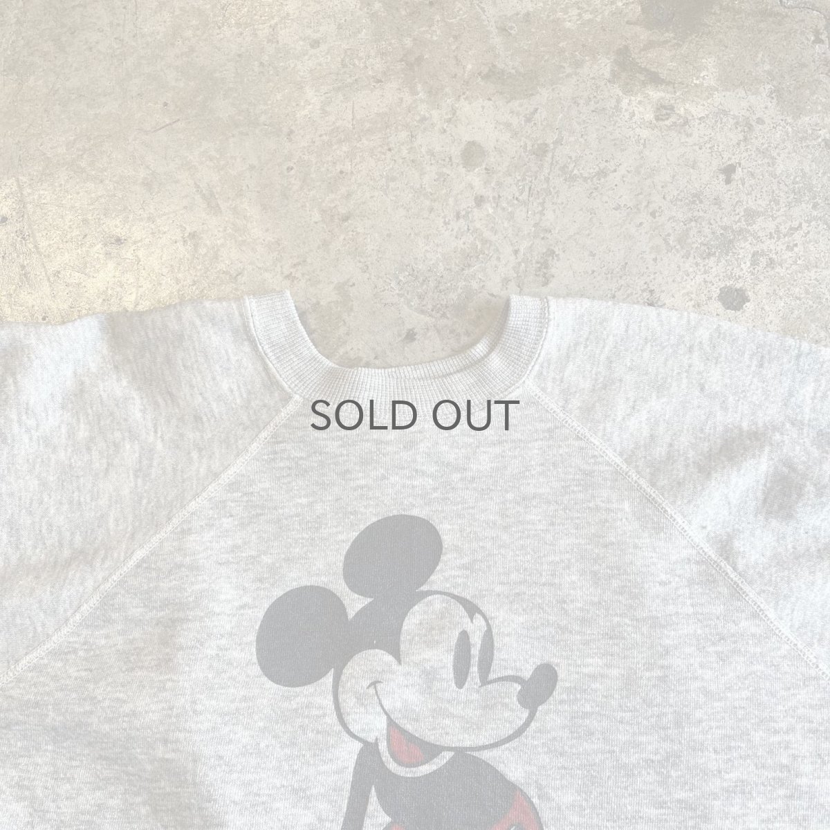 画像8: OLD "MICKEY" PRINTED DESIGN L/S SWEAT / Ladies M(L)(42~44) (8)