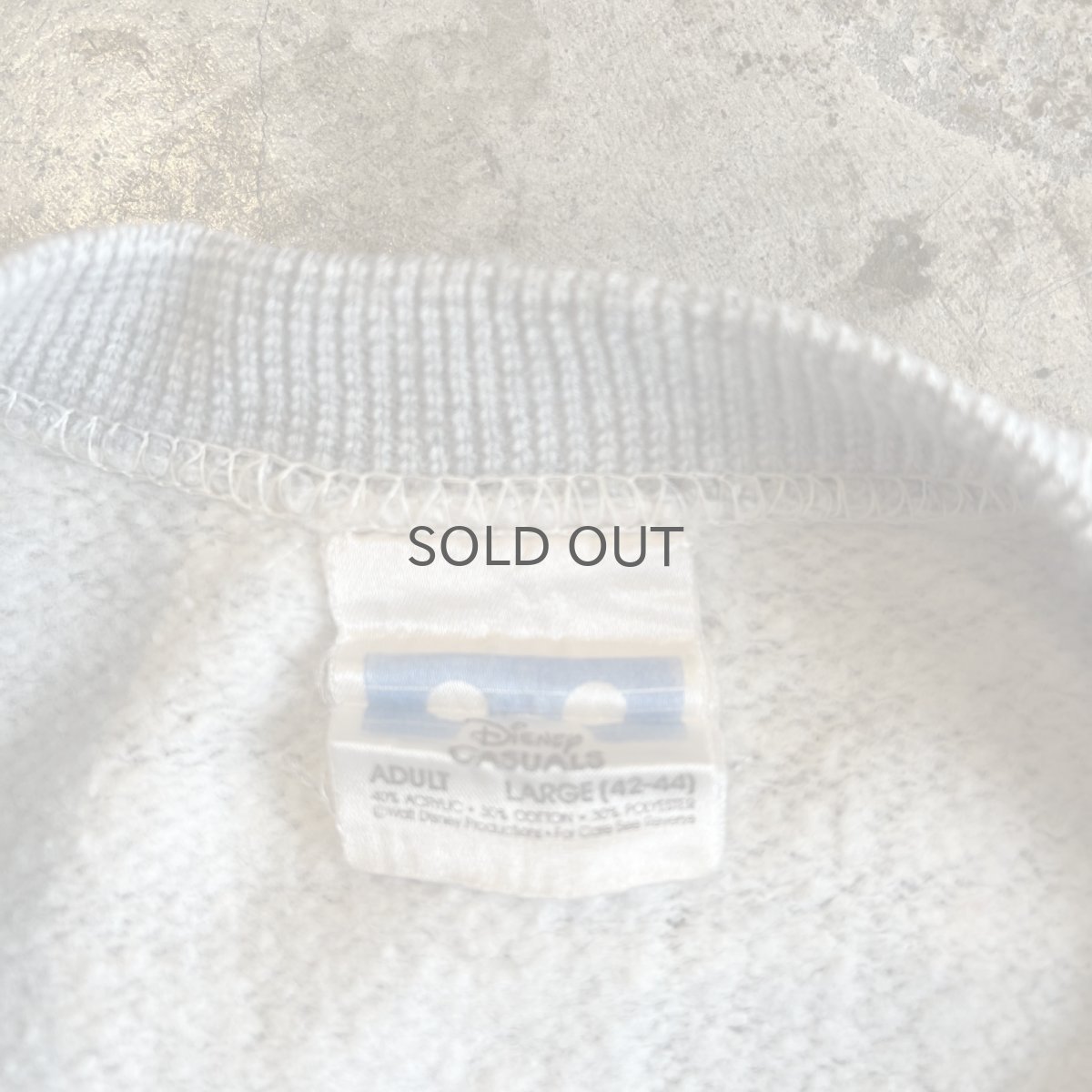 画像11: OLD "MICKEY" PRINTED DESIGN L/S SWEAT / Ladies M(L)(42~44) (11)