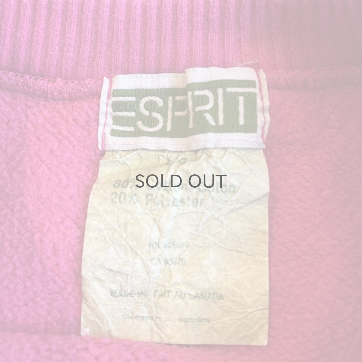 画像14: 【ESPRIT】FRONT LOGO PRINTED DESIGN COLOR L/S SWEAT / Ladies L  (14)