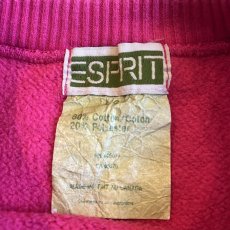 画像14: 【ESPRIT】FRONT LOGO PRINTED DESIGN COLOR L/S SWEAT / Ladies L  (14)