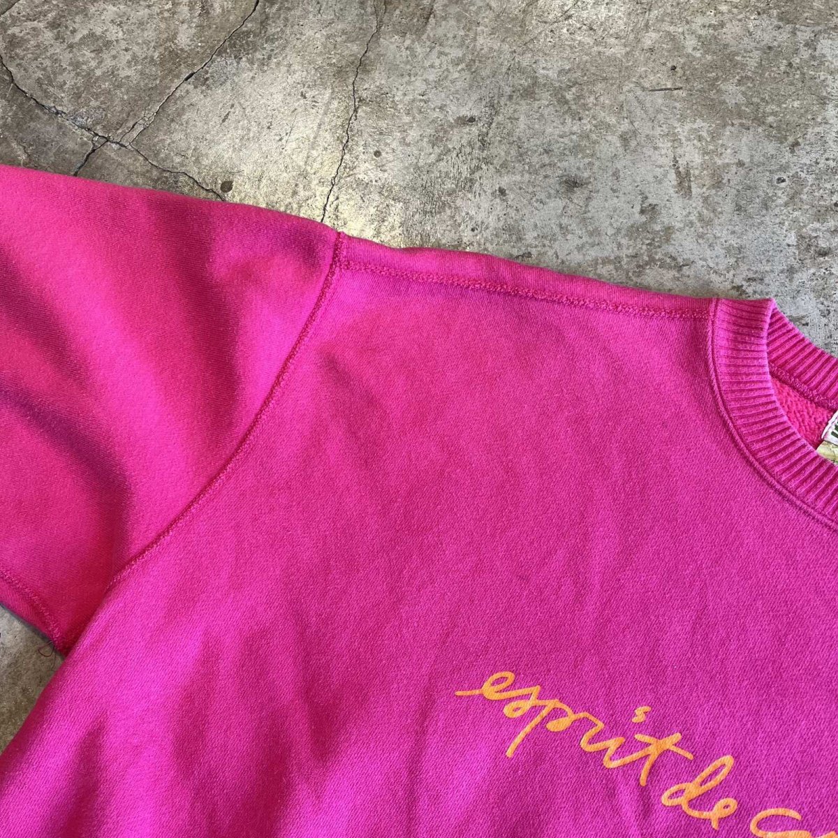 画像10: 【ESPRIT】FRONT LOGO PRINTED DESIGN COLOR L/S SWEAT / Ladies L  (10)