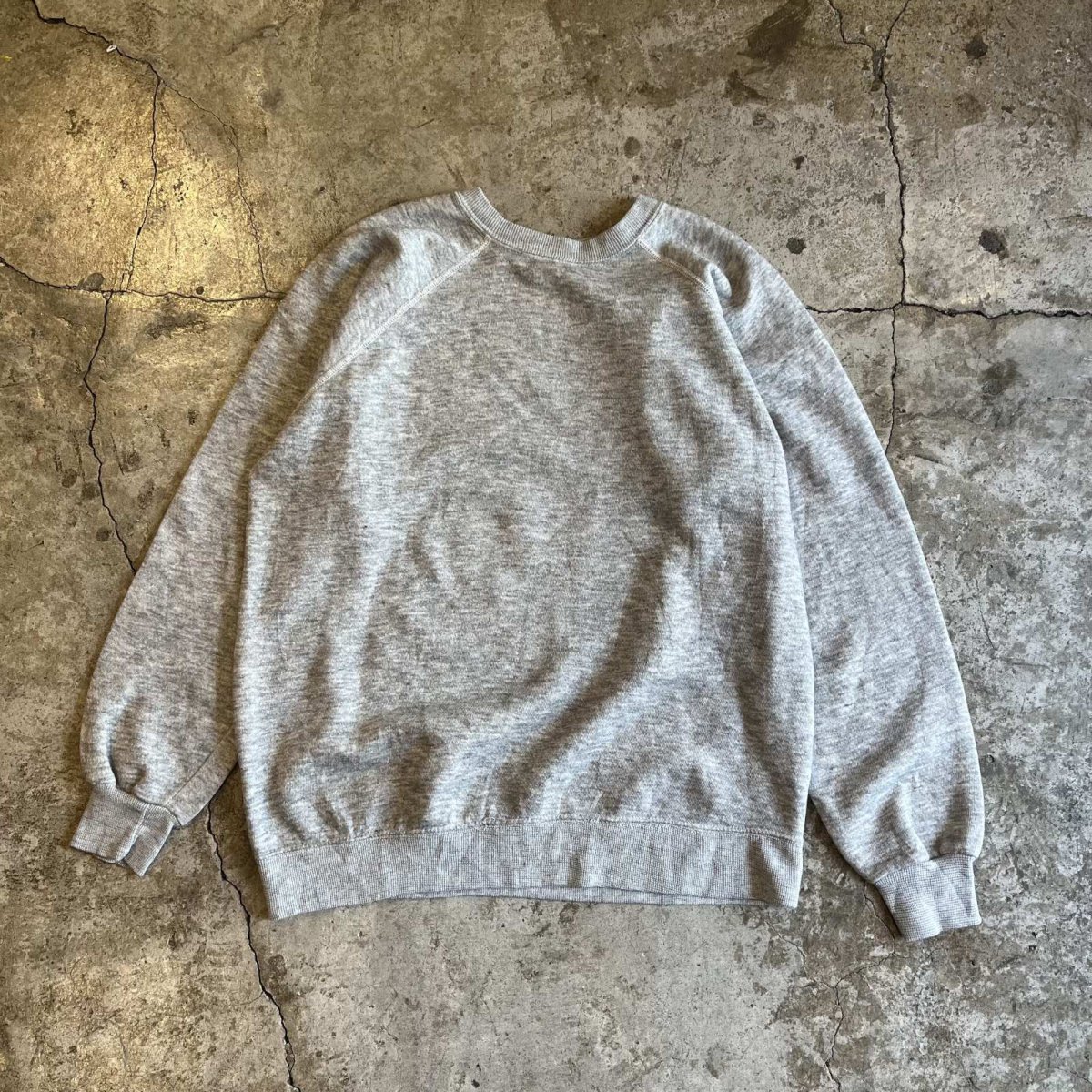 画像2: OLD "MICKEY" PRINTED DESIGN L/S SWEAT / Ladies M(L)(42~44) (2)