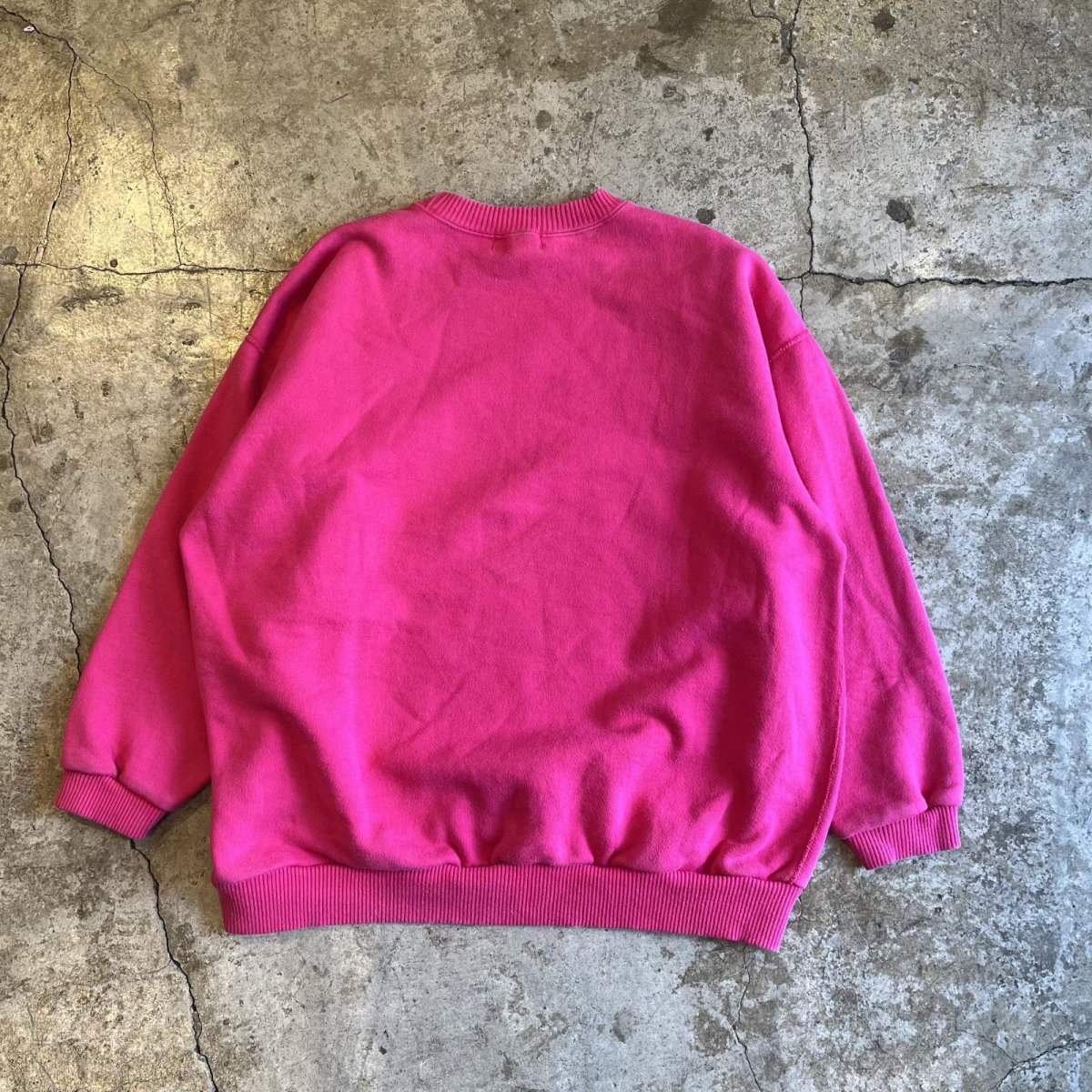 画像2: 【ESPRIT】FRONT LOGO PRINTED DESIGN COLOR L/S SWEAT / Ladies L  (2)