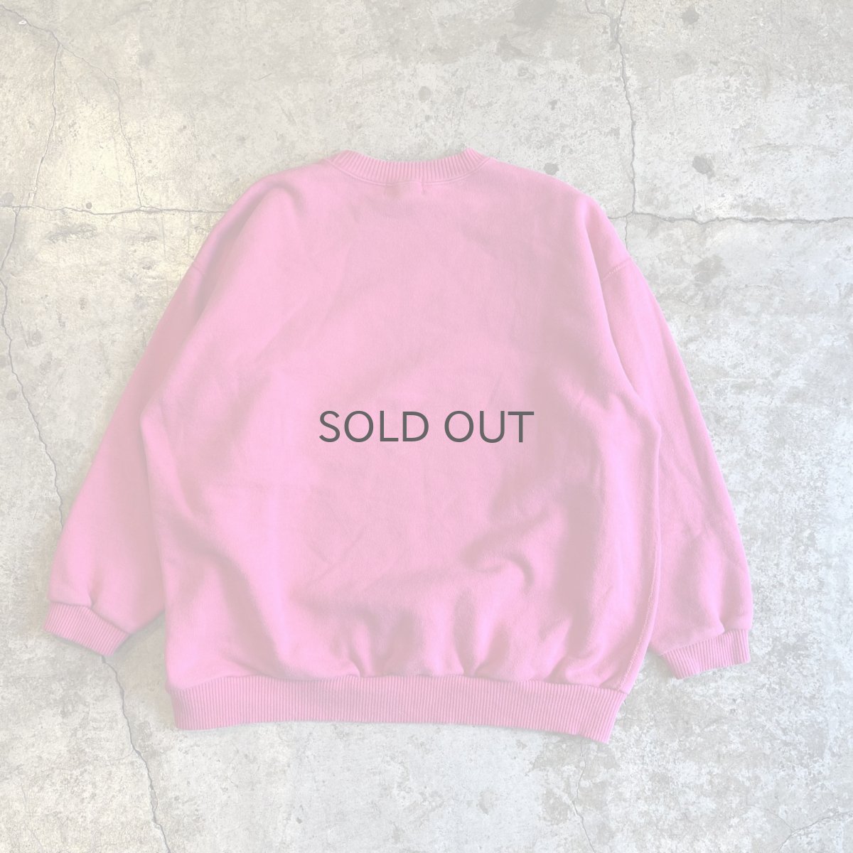 画像2: 【ESPRIT】FRONT LOGO PRINTED DESIGN COLOR L/S SWEAT / Ladies L  (2)