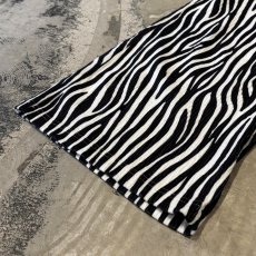 画像8: BICOLOR ALL OVER PATTERN WIDE SILHOUETTE RIB PANTS / W26~W36 (8)