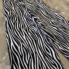 画像5: BICOLOR ALL OVER PATTERN WIDE SILHOUETTE RIB PANTS / W26~W36 (5)