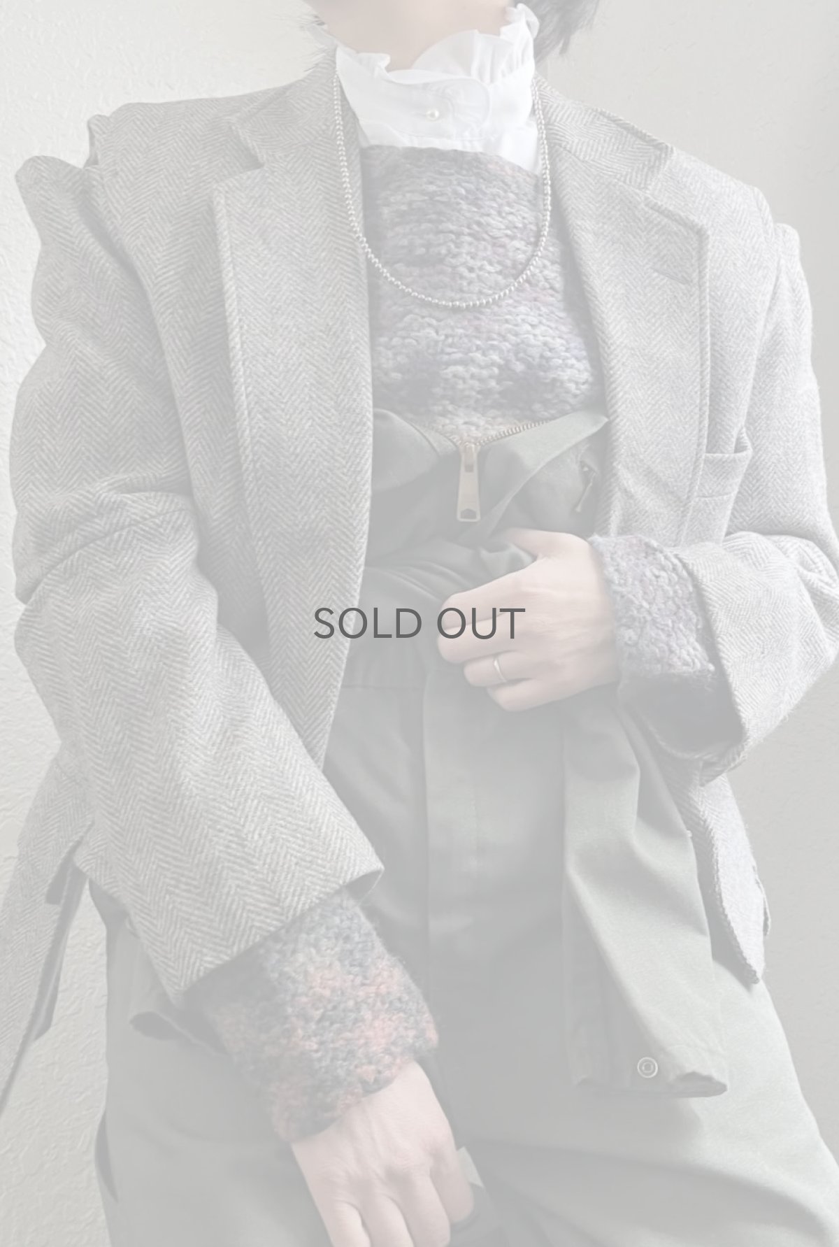 画像13: 【Wiz&Witch】"TRANSFORM" TWEED TAYLOR JACKET / OS (13)