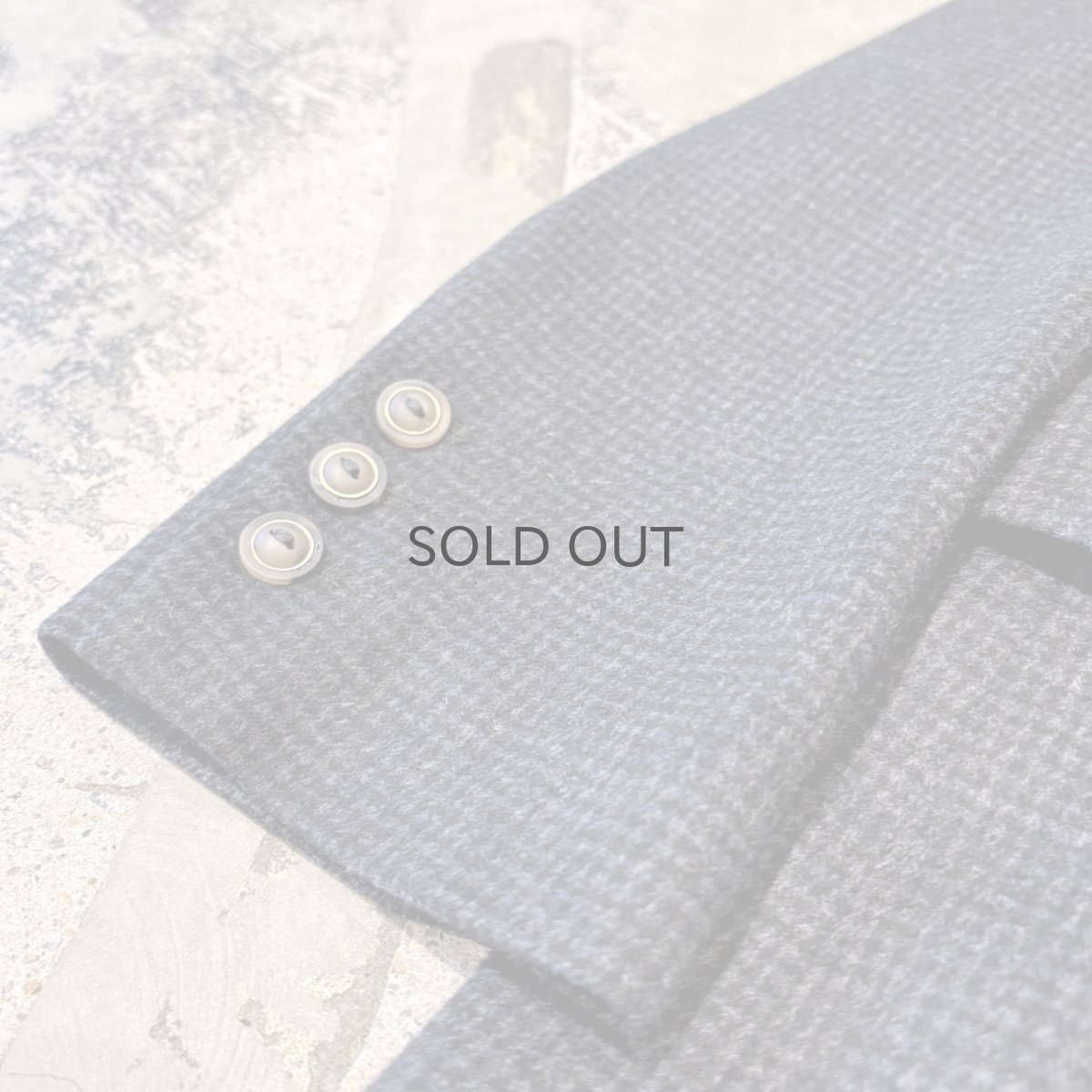 画像9: CHECK PATTERN DOUBLE BREASTED TAILORED JACKET / Mens M / MADE IN ITALY (9)