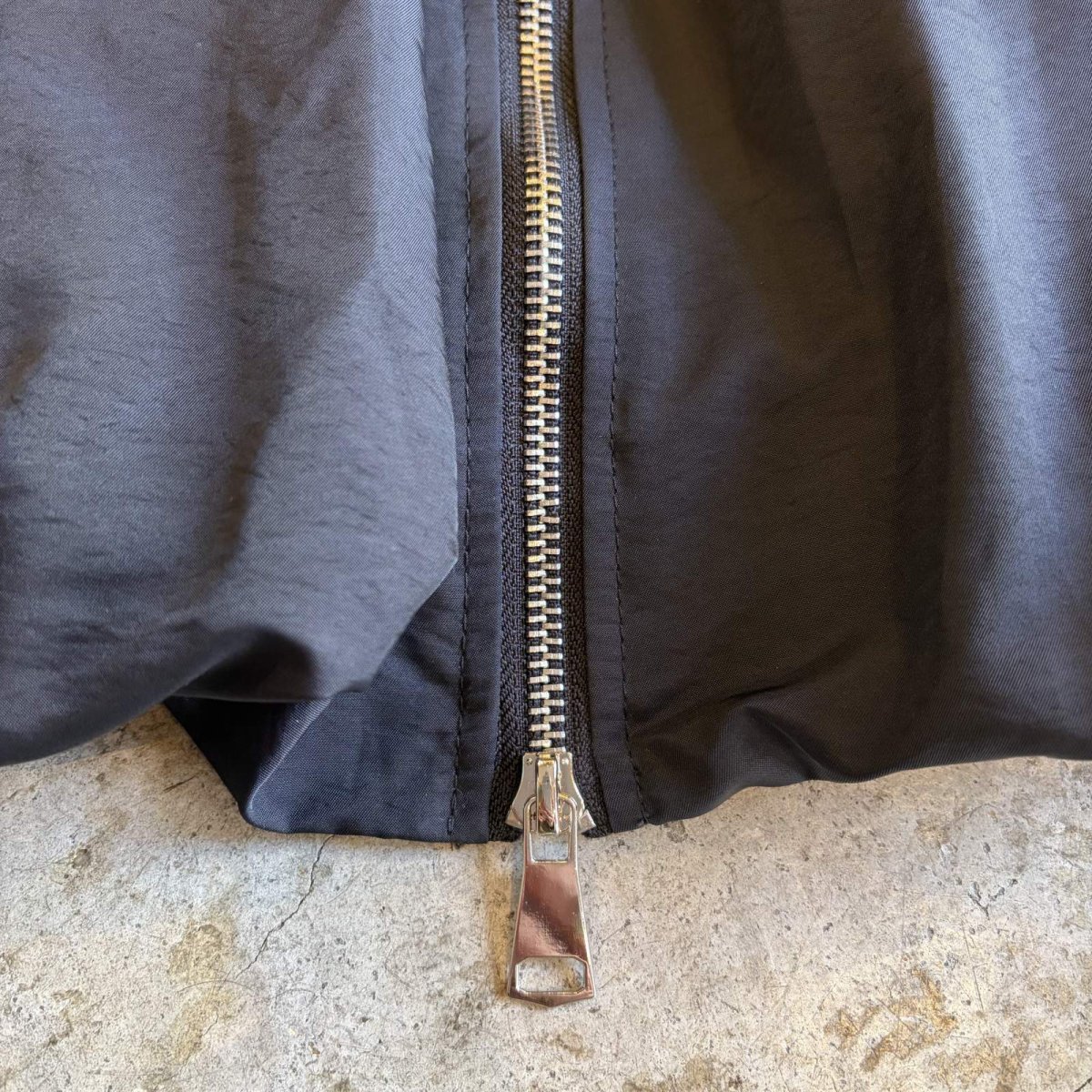 画像5: FRONT ZIP 2BELT DESIGN BALLOON LONG SKIRT / W25~W35 (5)