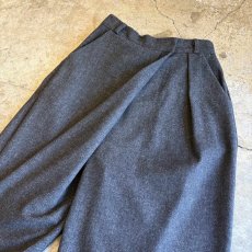 画像4: WRAP DESIGN WIDE SLACKS PANTS / W24~W31 (4)
