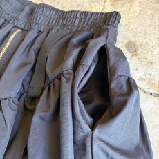 画像9: FRONT ZIP 2BELT DESIGN BALLOON LONG SKIRT / W25~W35 (9)