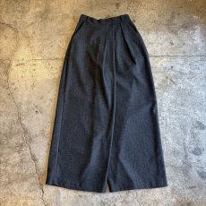 画像1: WRAP DESIGN WIDE SLACKS PANTS / W24~W31 (1)