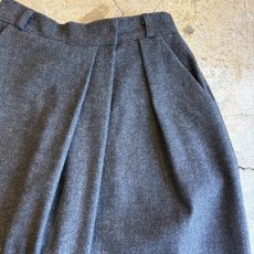 画像6: WRAP DESIGN WIDE SLACKS PANTS / W24~W31 (6)