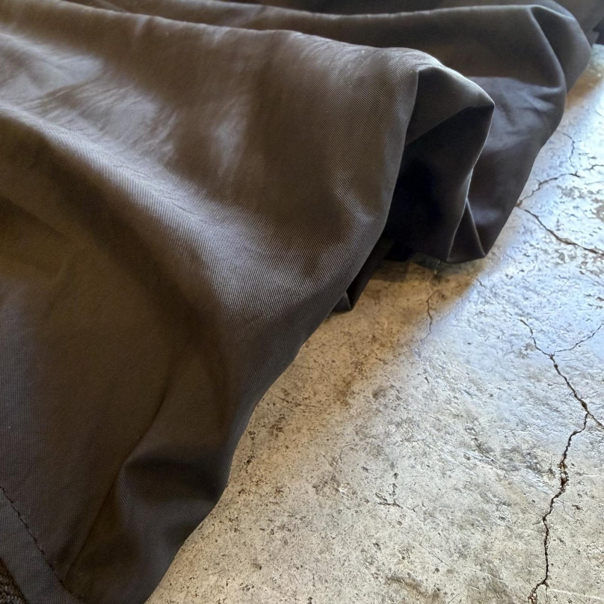 画像12: FRONT ZIP 2BELT DESIGN BALLOON LONG SKIRT / W25~W35 (12)