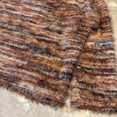 画像6: MULTI BORDER PATTERN SHAGGY KNIT SWEATER / Mens XL(L) (6)