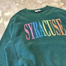 画像3: "SYRACUSA" FRONT PRINTED COLOR SWEAT / Mens XL / MADE IN USA (3)