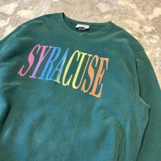 画像4: "SYRACUSA" FRONT PRINTED COLOR SWEAT / Mens XL / MADE IN USA (4)
