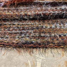 画像8: MULTI BORDER PATTERN SHAGGY KNIT SWEATER / Mens XL(L) (8)