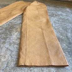 画像4: COLOR DESIGN REAL LEATHER PANTS / W28 (4)