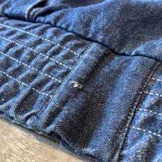 画像10: SNAP BUTTON WIDE SILHOUETTE DENIM JACKET / Mens L (10)