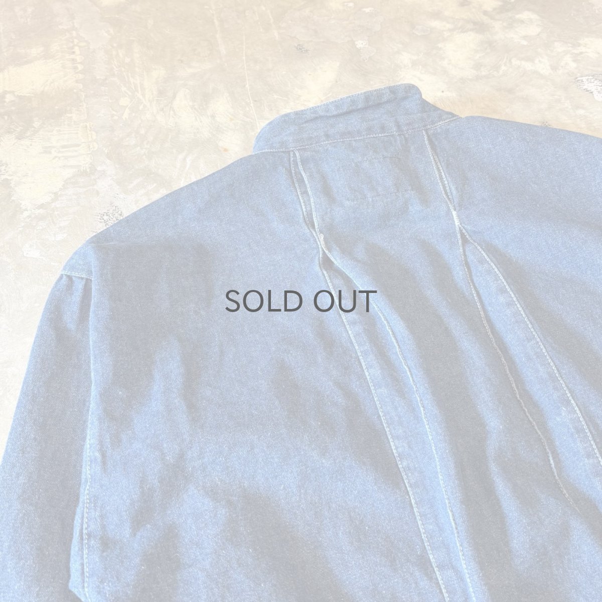 画像9: SNAP BUTTON WIDE SILHOUETTE DENIM JACKET / Mens L (9)