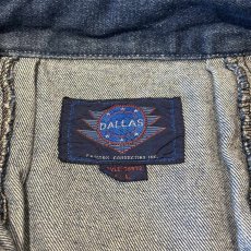 画像11: SNAP BUTTON WIDE SILHOUETTE DENIM JACKET / Mens L (11)