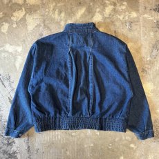 画像2: SNAP BUTTON WIDE SILHOUETTE DENIM JACKET / Mens L (2)