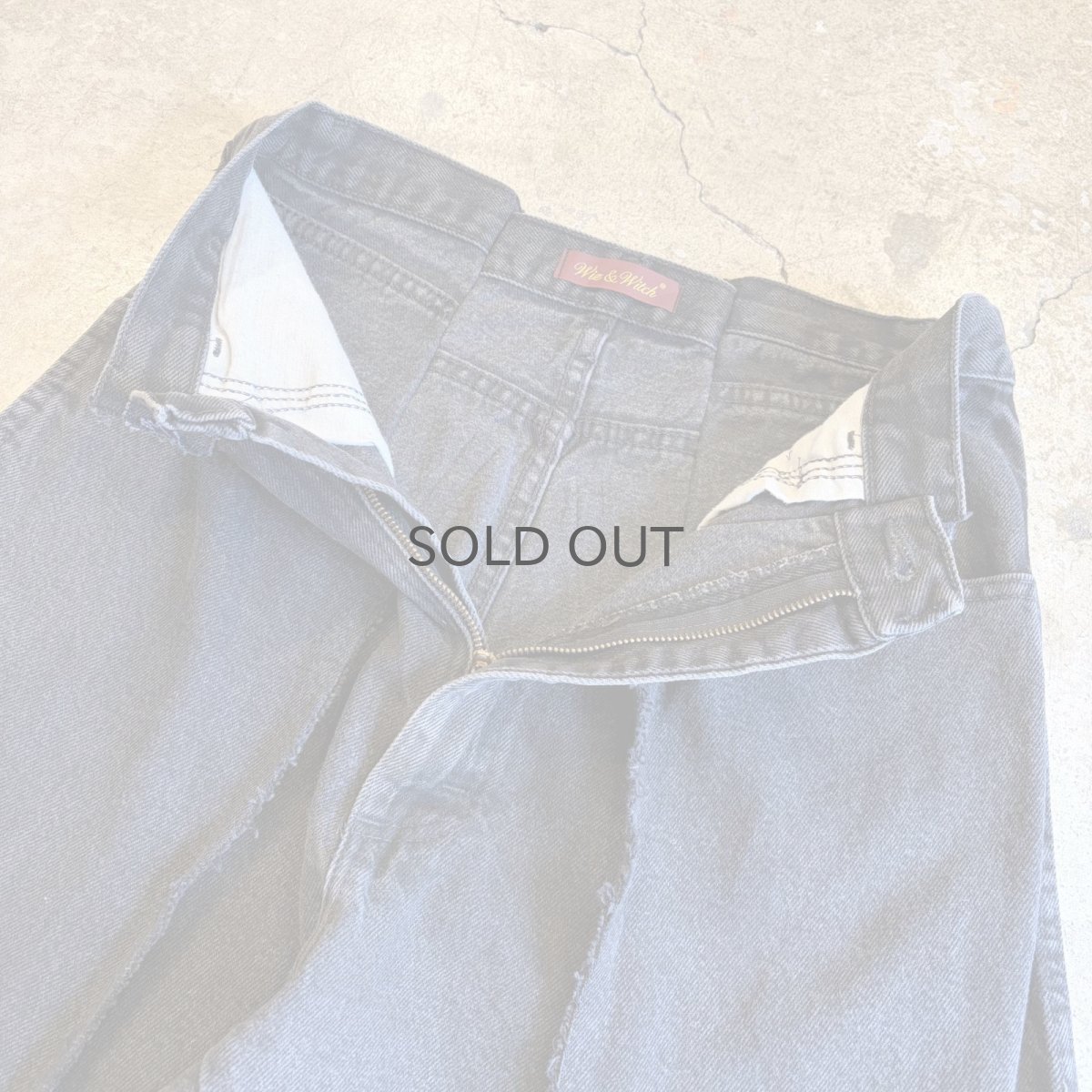 画像5: 【Wiz&Witch】 "TWINS" WIDE DENIM PANTS / W29 (5)