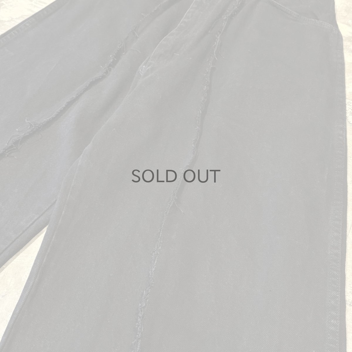 画像4: 【Wiz&Witch】"UNITED" TWINS WIDE DENIM PANTS / W31 (4)