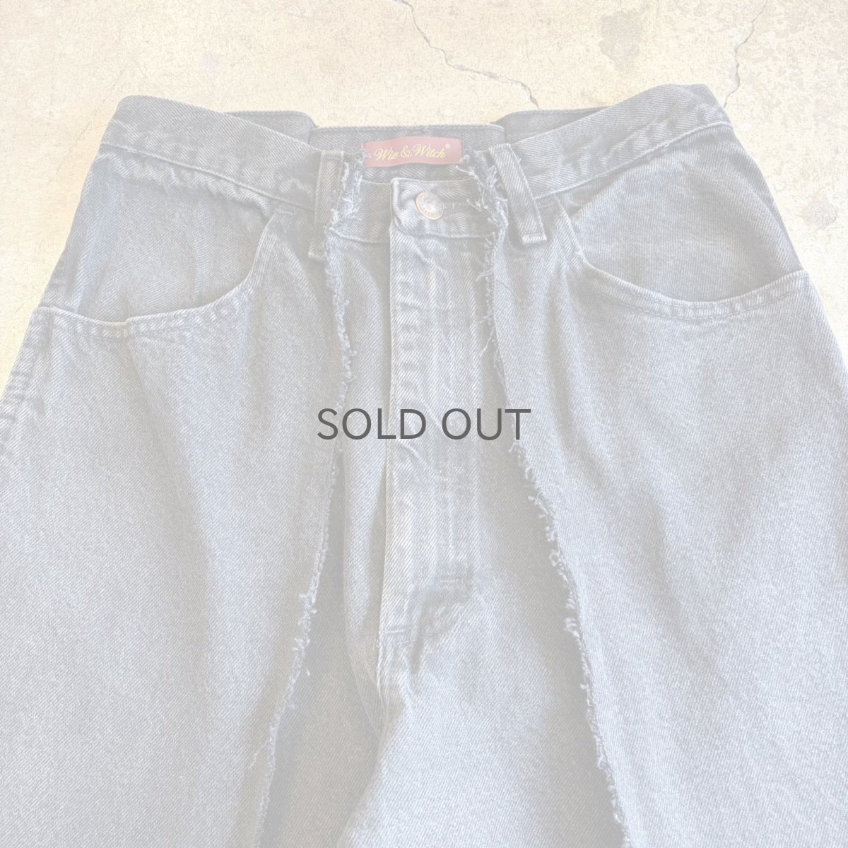 画像4: 【Wiz&Witch】 "TWINS" WIDE DENIM PANTS / W29 (4)