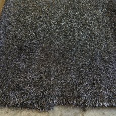 画像8: SHAGGY SILVER GLITTER BACK SLIT DESIGN SKIRT / W29~FREE (8)