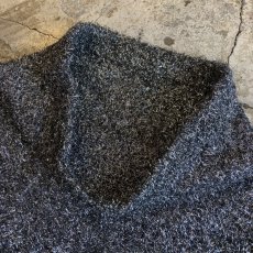 画像5: SHAGGY SILVER GLITTER BACK SLIT DESIGN SKIRT / W29~FREE (5)