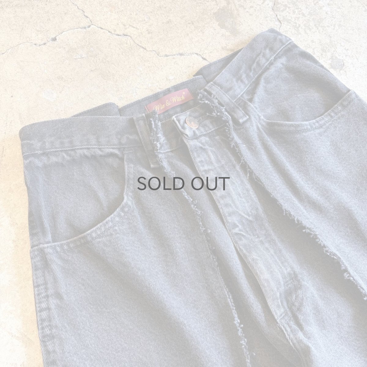 画像3: 【Wiz&Witch】 "TWINS" WIDE DENIM PANTS / W29 (3)