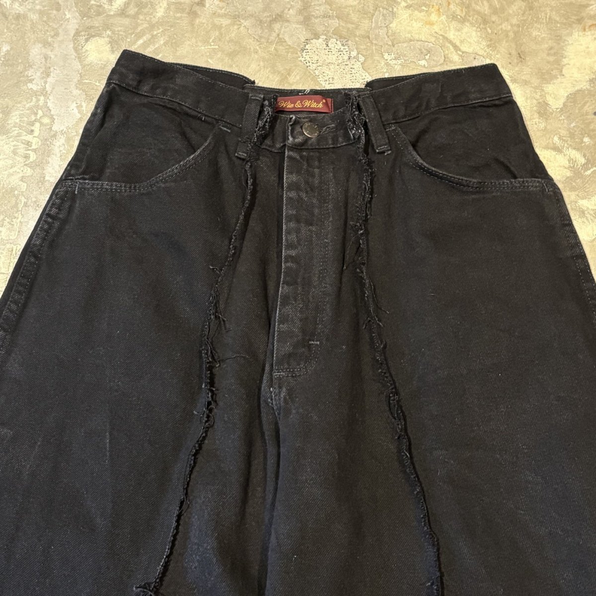 画像10: 【Wiz&Witch】"UNITED" TWINS WIDE DENIM PANTS / W31 (10)