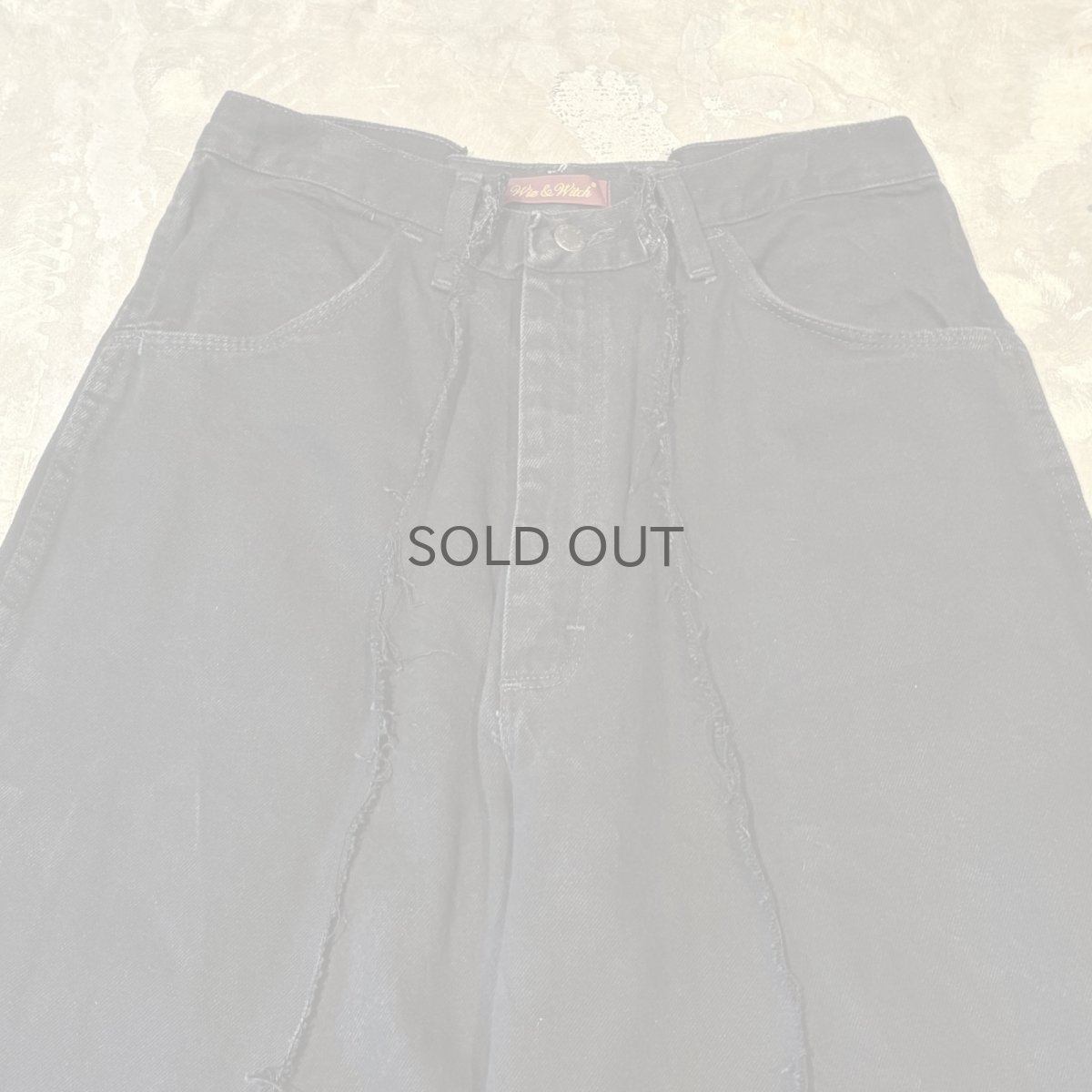 画像10: 【Wiz&Witch】"UNITED" TWINS WIDE DENIM PANTS / W31 (10)