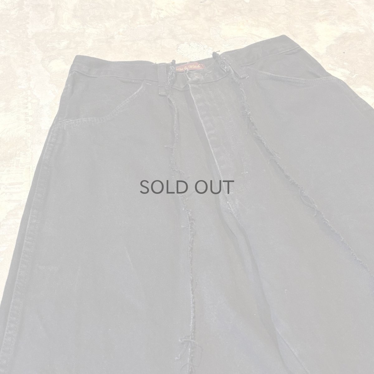 画像3: 【Wiz&Witch】"UNITED" TWINS WIDE DENIM PANTS / W31 (3)