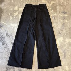 画像2: 【Wiz&Witch】"UNITED" TWINS WIDE DENIM PANTS / W31 (2)