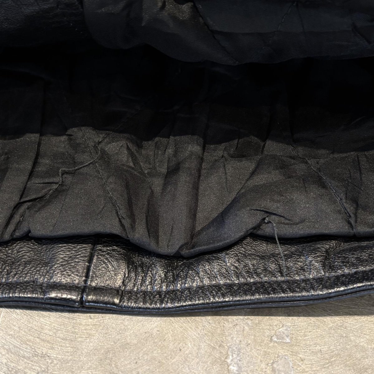 画像8: REAL LEATHER SIDE LACE UP DOUBLE RIDERS VEST / Mens L (8)