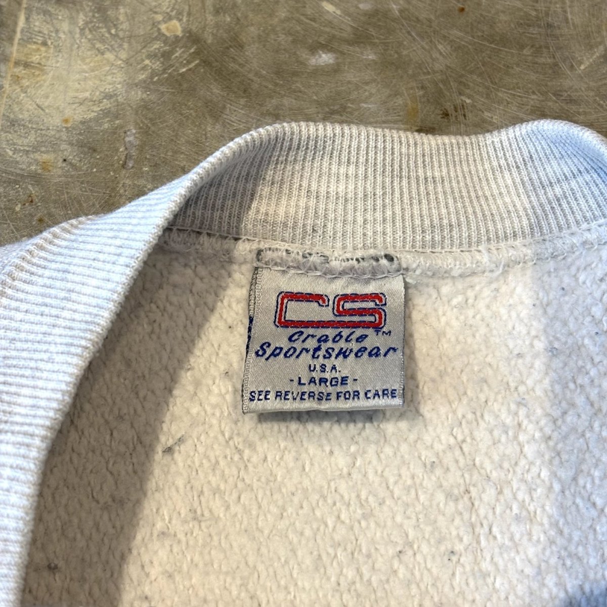 画像10: 90's "NOTRE DAME" FRONT PRINTED SWEAT / Mens L (10)