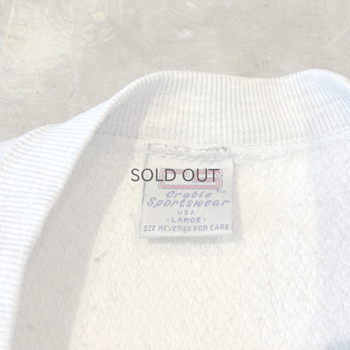 画像10: 90's "NOTRE DAME" FRONT PRINTED SWEAT / Mens L (10)