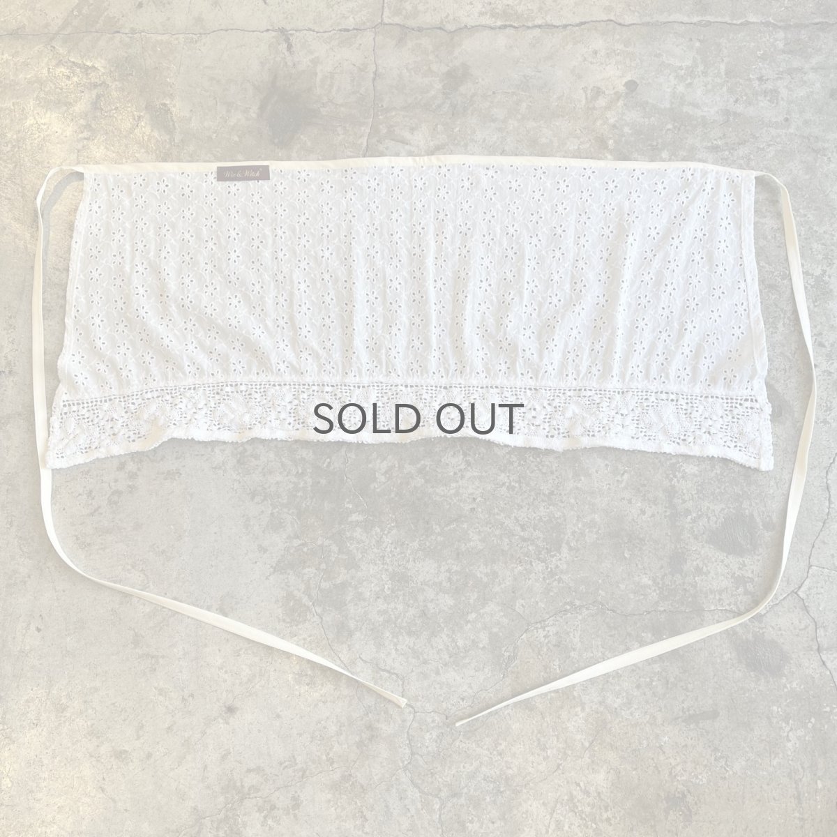 画像7: 【Wiz&Witch】"WANDERER" VTG COTTON LACE WRAP SKIRT / FREE (7)