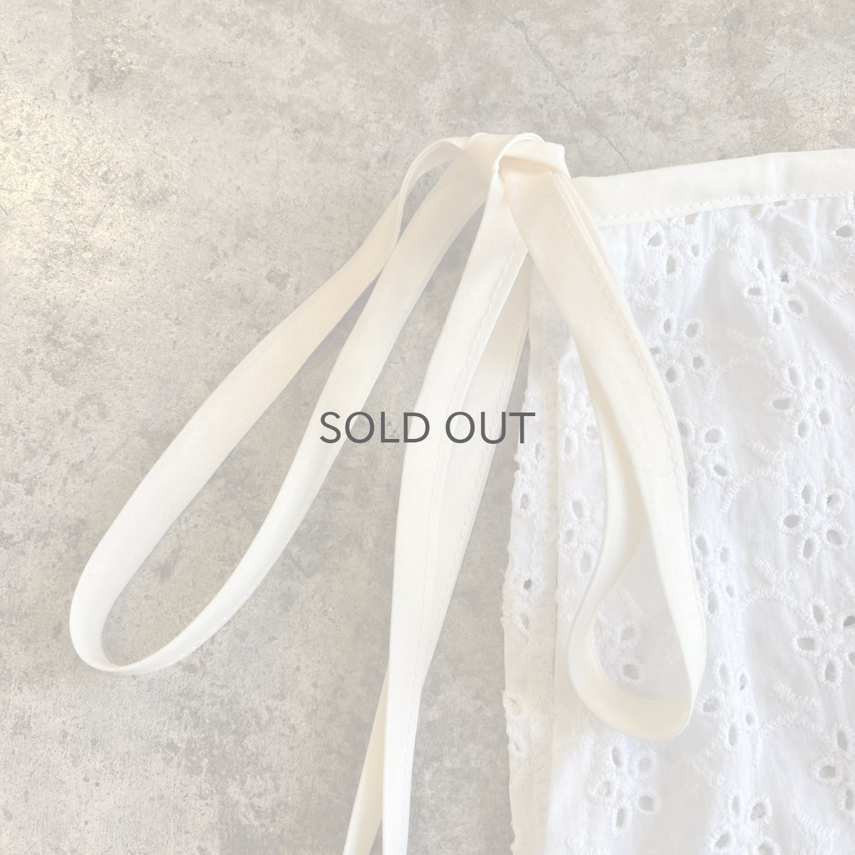 画像6: 【Wiz&Witch】"WANDERER" VTG COTTON LACE WRAP SKIRT / FREE (6)