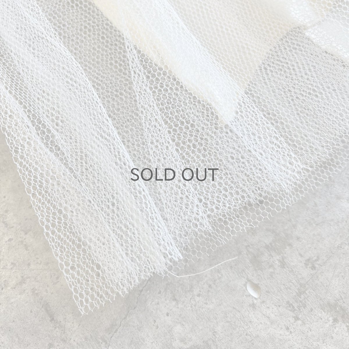 画像3: 【Wiz&Witch】"WANDERER" VTG TULLE WRAP SKIRT / FREE (3)