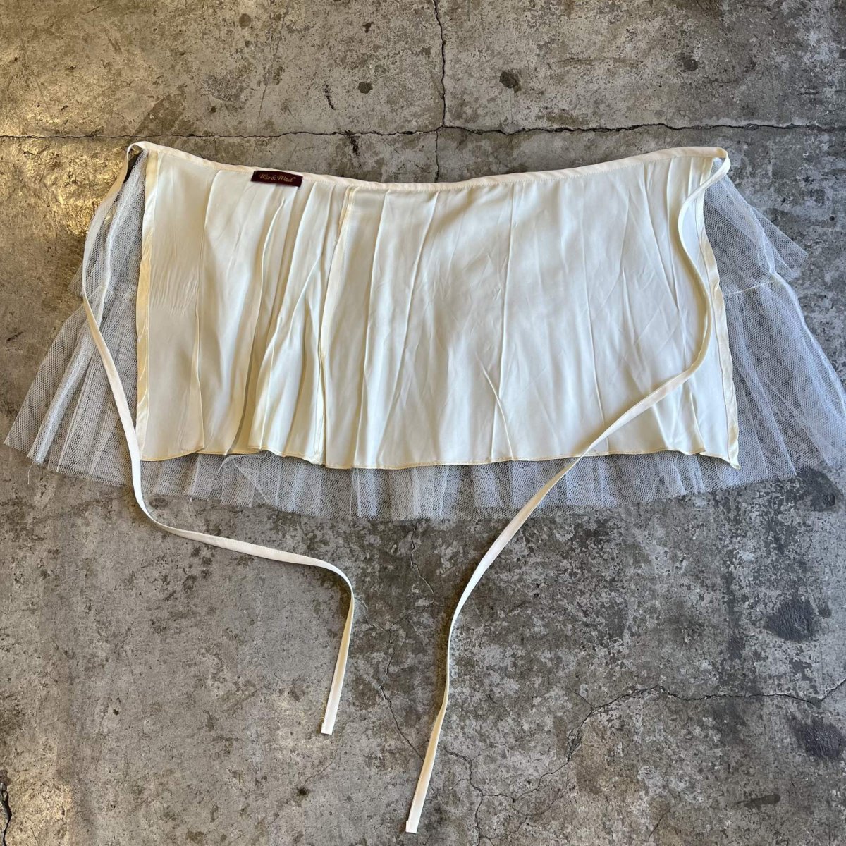 画像7: 【Wiz&Witch】"WANDERER" VTG TULLE WRAP SKIRT / FREE (7)